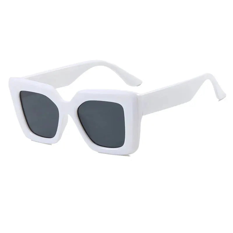 Aurelianex Matte Black Oversized Sunglasses Astroshadez by ASTROSHADEZ.COM