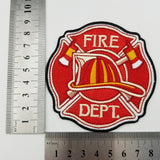 Fire Dept Department Patches (10 pieces) 3.5 inches-Patches-ASTROSHADEZ.COM-ASTROSHADEZ.COM