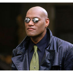 Unisex 'Matrix Morpheus' Frameless Rimless Movie Sunglasses-Sunglasses-Astroshadez-ASTROSHADEZ.COM