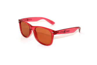 Transparent Red Frame w/ Amber Diffraction Glasses Astroshadez-Other Unisex Clothing & Accs-Astroshadez-Red-ASTROSHADEZ.COM
