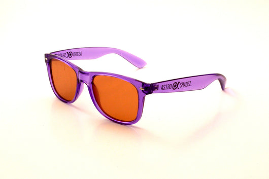 Transparent Purple Frame w/ Amber Diffraction Glasses Astroshadez-Other Unisex Clothing & Accs-Astroshadez-ASTROSHADEZ.COM