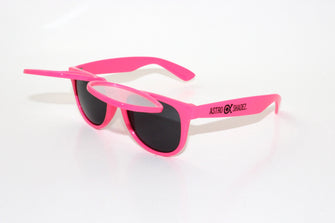 Neon Pink Flip Diffraction Glasses Astroshadez-Other Unisex Clothing & Accs-Astroshadez-ASTROSHADEZ.COM