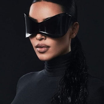 Celebrity 'Kim K' Y2K Large Futuristic Big Bug Eye Sunglasses Astroshadez