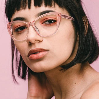 Womens 'Paulina' Clear Lens Cat Eye Sunglasses-Home-Astroshadez-ASTROSHADEZ.COM