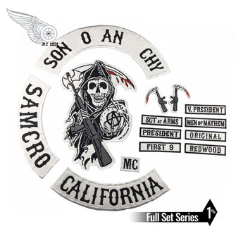 California Motorcycle Club Patch Set-Patches-ASTROSHADEZ.COM-ASTROSHADEZ.COM