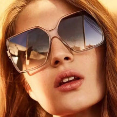 Women 'Cameo' Large Square Sunglasses Astroshadez