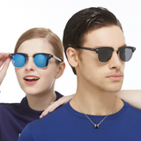 Unisex 'Masters' Half Frame Alloy Sunglasses Astroshadez-ASTROSHADEZ.COM-ASTROSHADEZ.COM