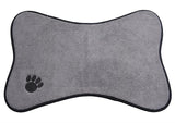 Microfiber Mats Mat Pet Mats Small/Medium Dog Bowl Place Mat with Paw Imprint Design Pet Placemat 21-inch by 12.7-inch-ASTROSHADEZ.COM-ASTROSHADEZ.COM