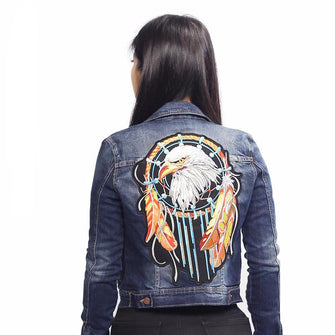 EAGLE DREAMCATCHER MC Biker Patch Set Iron On Vest Jacket Rocker Hells-ASTROSHADEZ.COM-ASTROSHADEZ.COM