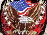 HARLEY EAGLE AMERICAN US FLAG MC MOTORCYCLE BIKE IRON PATCH LARGE STARS-ASTROSHADEZ.COM-ASTROSHADEZ.COM