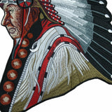 Indian Chief Tribe Motorcycle Jacket Biker Vest Patch Skull Embroidered Iron-ASTROSHADEZ.COM-ASTROSHADEZ.COM
