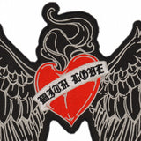 WITH LOVE WINGS HEART MC MOTORCYCLE BIKE IRON PATCH LARGE-ASTROSHADEZ.COM-ASTROSHADEZ.COM