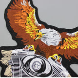 EAGLE WINGS HARLEY MC MOTORCYCLE BIKE IRON PATCH LARGE-ASTROSHADEZ.COM-ASTROSHADEZ.COM