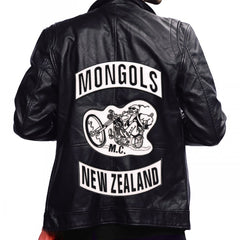 MONGOLS NEW ZEALAND MC Biker Patch Set Iron On Vest Jacket Rocker-ASTROSHADEZ.COM-ASTROSHADEZ.COM