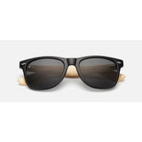 Unisex 'Bamboo' Sunglasses Astroshadez-ASTROSHADEZ.COM-Matte black frame w/ tint lens-ASTROSHADEZ.COM