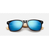 Unisex 'Bamboo' Sunglasses Astroshadez-ASTROSHADEZ.COM-Black frame w/ blue lens-ASTROSHADEZ.COM