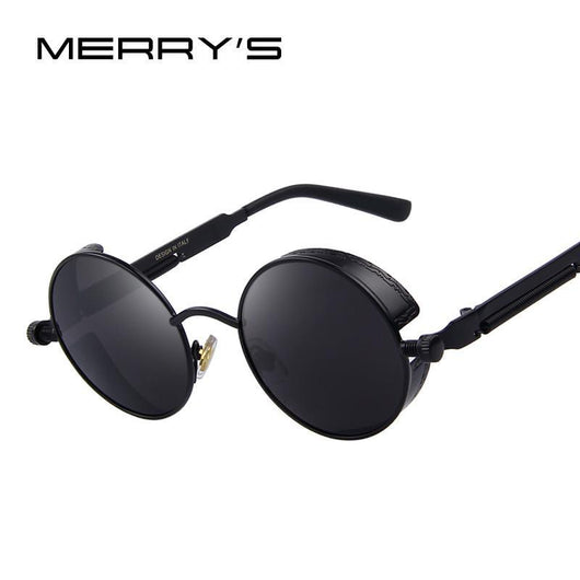 MERRY'S Vintage Women Steampunk Sunglasses Brand Design Round Sunglasses Oculos de sol UV400 Astroshadez-ASTROSHADEZ.COM-ASTROSHADEZ.COM