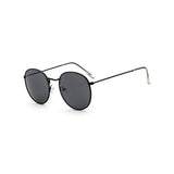 Womens 'Chella' Round Sunglasses Astroshadez-ASTROSHADEZ.COM-Black Frame Black lens-ASTROSHADEZ.COM