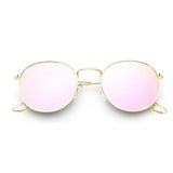 Womens 'Chella' Round Sunglasses Astroshadez-ASTROSHADEZ.COM-Gold Frame Pink lens-ASTROSHADEZ.COM