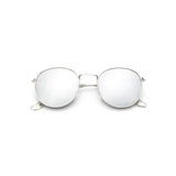 Womens 'Chella' Round Sunglasses Astroshadez-ASTROSHADEZ.COM-Silver Frame Silver lens-ASTROSHADEZ.COM