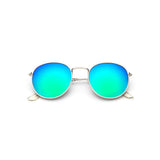 Womens 'Chella' Round Sunglasses Astroshadez-ASTROSHADEZ.COM-Silver Frame Green lens-ASTROSHADEZ.COM