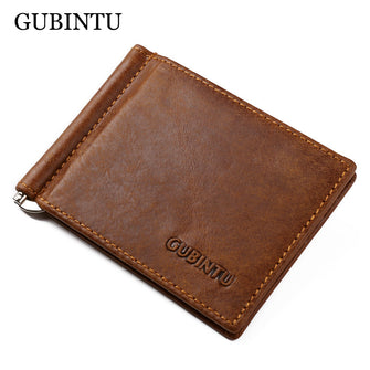 Mens Cowhide Genuine Leather Bifold Purse Billfold Wallet Money Clip-ASTROSHADEZ.COM-ASTROSHADEZ.COM