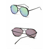 Unisex 'Eclipse' Browline Alloy Sunglasses Astroshadez-ASTROSHADEZ.COM-Green-ASTROSHADEZ.COM