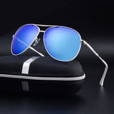 Mens Aviator 'Top Gun' Polarized Alloy Premium Sunglasses Astroshadez-ASTROSHADEZ.COM-Blue-ASTROSHADEZ.COM