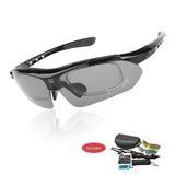 5 LENSES Polarized Cycling Bike Fishing Sunglasses Glasses-ASTROSHADEZ.COM-Black-ASTROSHADEZ.COM