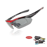 5 LENSES Polarized Cycling Bike Fishing Sunglasses Glasses-ASTROSHADEZ.COM-Red-ASTROSHADEZ.COM