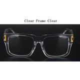 Mens 'Lebron LBJ' Square Sunglasses Astroshadez-ASTROSHADEZ.COM-Clear Frame Clear-ASTROSHADEZ.COM
