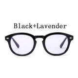 Unisex 'Johnny Depp' Vintage Style Retro Sunglasses Astroshadez-ASTROSHADEZ.COM-Black Lavender Lens-ASTROSHADEZ.COM