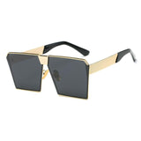 Unisex 'Destiny' X-Large Square Sunglasses Astroshadez-ASTROSHADEZ.COM-Golden Black-ASTROSHADEZ.COM