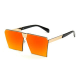 Unisex 'Destiny' X-Large Square Sunglasses Astroshadez-ASTROSHADEZ.COM-Golden Red-ASTROSHADEZ.COM