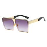 Unisex 'Destiny' X-Large Square Sunglasses Astroshadez-ASTROSHADEZ.COM-Golden Grey-ASTROSHADEZ.COM