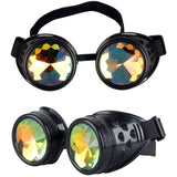 Unisex Kaleidoscope Steampunk Goggles with Spikes-ASTROSHADEZ.COM-Black-ASTROSHADEZ.COM