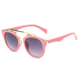 Womens 'Le'Dior' Vintage Browline Premium Alloy Sunglasses Astroshadez-ASTROSHADEZ.COM-Pink-ASTROSHADEZ.COM