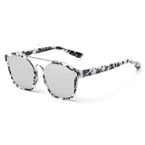 Womens 'Emotion' Browline Cateye Sunglasses Astroshadez-ASTROSHADEZ.COM-Silver-ASTROSHADEZ.COM