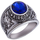 US ARMY NAVY MARINES VETERAN USMC AIRFORCE USN Stainless Steel Silver Gold Ring Mens-ASTROSHADEZ.COM-7-Airforce-ASTROSHADEZ.COM
