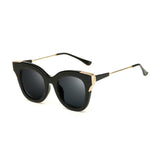 Womens 'Lulu' Small Cat Eye Sunglasses Astroshadez-ASTROSHADEZ.COM-Black Frame Grey-ASTROSHADEZ.COM