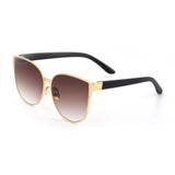Womens 'Malibu' Extra Large Cateye Sunglasses Astroshadez-ASTROSHADEZ.COM-Gold Frame Tea-ASTROSHADEZ.COM