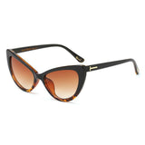 Womens 'Melrose' Cat Eye Sunglasses Astroshadez-ASTROSHADEZ.COM-Black Leopard Tea-ASTROSHADEZ.COM