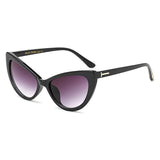 Womens 'Melrose' Cat Eye Sunglasses Astroshadez-ASTROSHADEZ.COM-Black Grey-ASTROSHADEZ.COM