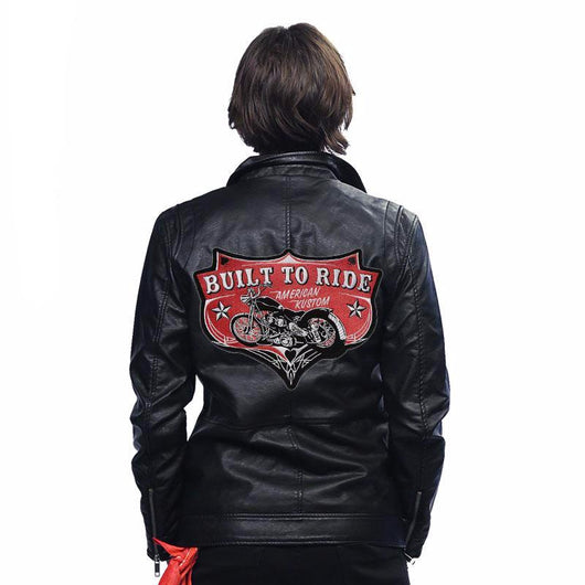 BUILT TO RIDE MC Biker Patch Set Iron On Vest Jacket Rocker Hells-ASTROSHADEZ.COM-ASTROSHADEZ.COM