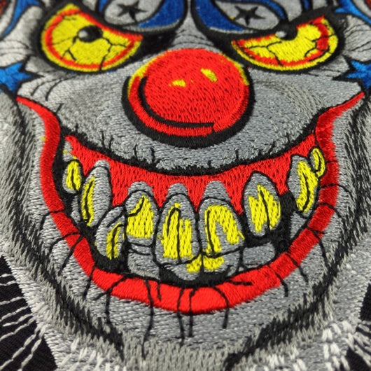 ➤ Iron on Patch IT Clown Chibi | Large patches for jackets