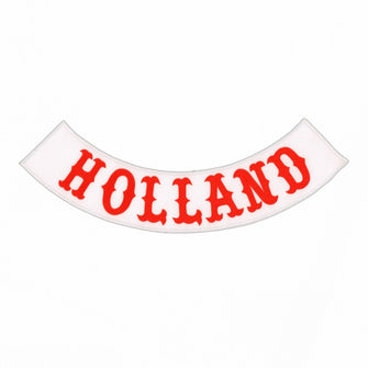 HOLLAND MC Biker Patch Set Iron On Vest Jacket Rocker-ASTROSHADEZ.COM-ASTROSHADEZ.COM