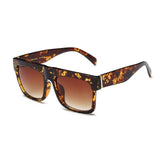 Unisex 'Common' Rapper Square Flat Brow Sunglasses Astroshadez-ASTROSHADEZ.COM-Amber Tea-ASTROSHADEZ.COM