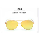 Unisex 'Aviator' Reflective Sunglasses Astroshadez-ASTROSHADEZ.COM-Golden Golden-ASTROSHADEZ.COM