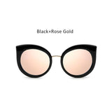 Womens 'Desire' Oversized Cat Eye Vintage Sunglasses Astroshadez-ASTROSHADEZ.COM-Black Pink-ASTROSHADEZ.COM
