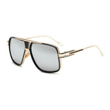 Men's 'Apollo' Big Square Premium Sunglasses Astroshadez-ASTROSHADEZ.COM-Golden Silver-ASTROSHADEZ.COM